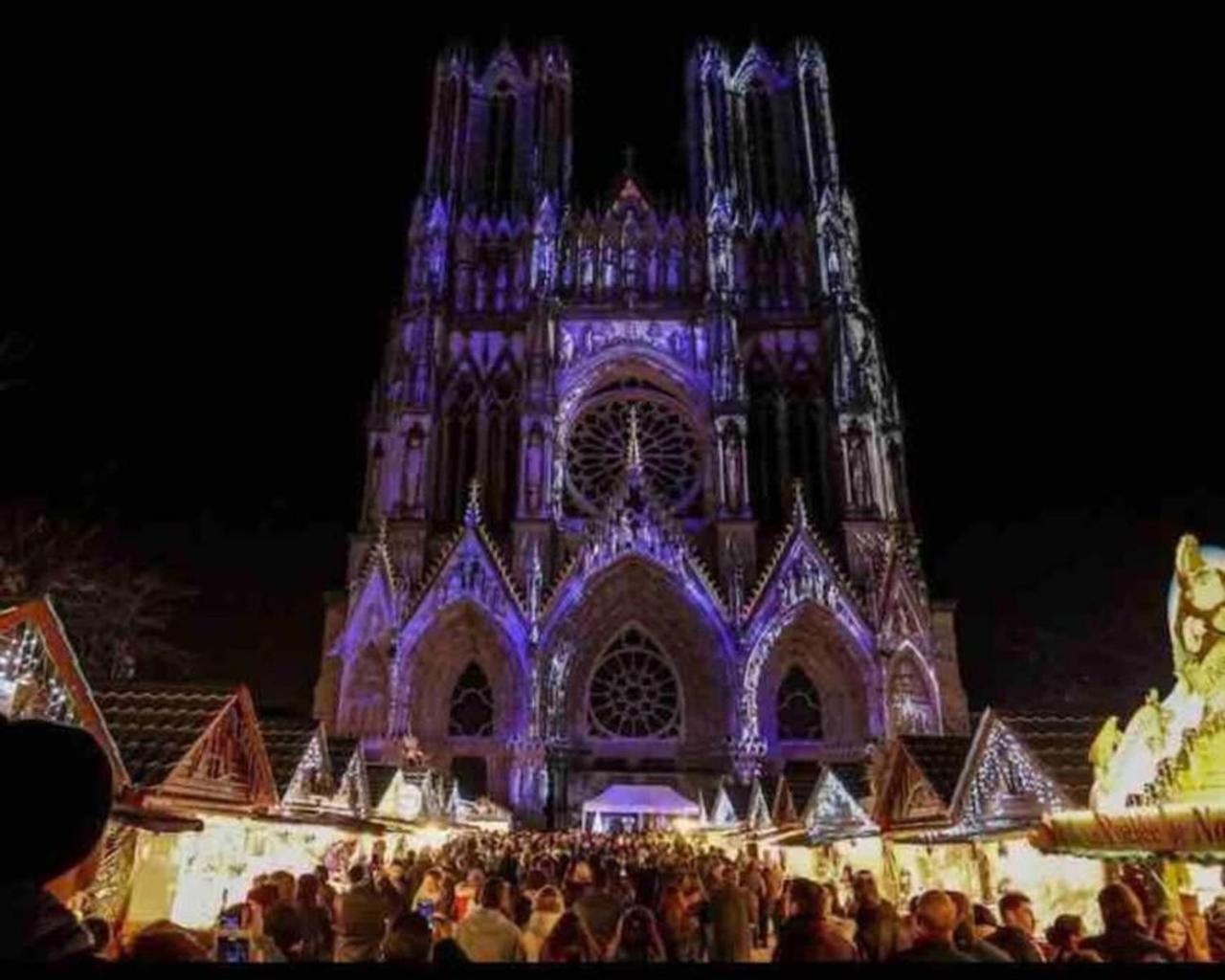 Reims Centre-Ville - 2 Chambres - 6 Personnes Au 1 Er Etage Ngoại thất bức ảnh